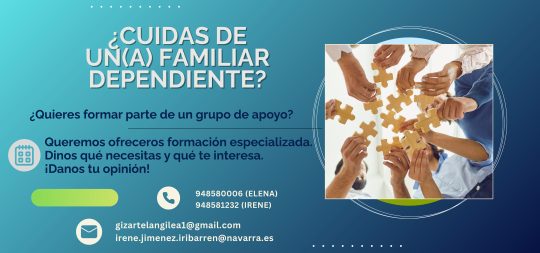 Imagen ¿CUIDAS DE UN(A) FAMILIAR DEPENDIENTE?